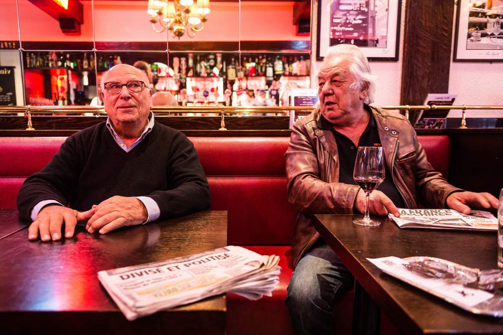 Alain Delplanque (à gauche) a passé plus de quarante à Hénin-Beaumont. Claude Meunier (à droite) est un Indien, autrement dit né au Touquet. © JC Guillaume