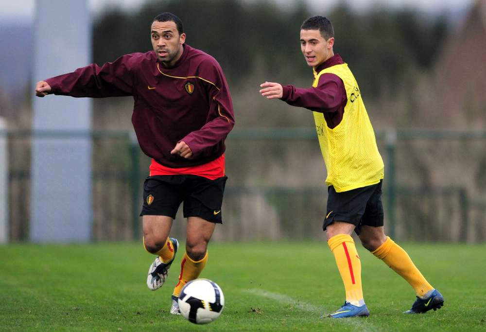 Les premiers entraînements avec les Diables Les premiers entraînements avec les Diables