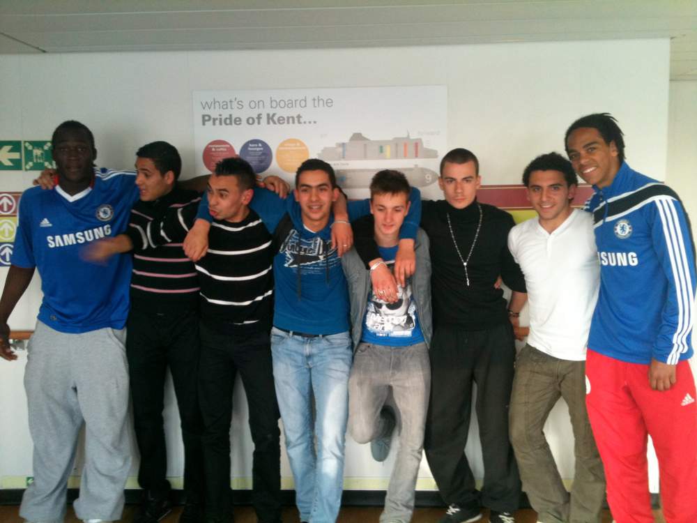 Romelu et ses potes de classe, en voyage scolaire à... Chelsea!