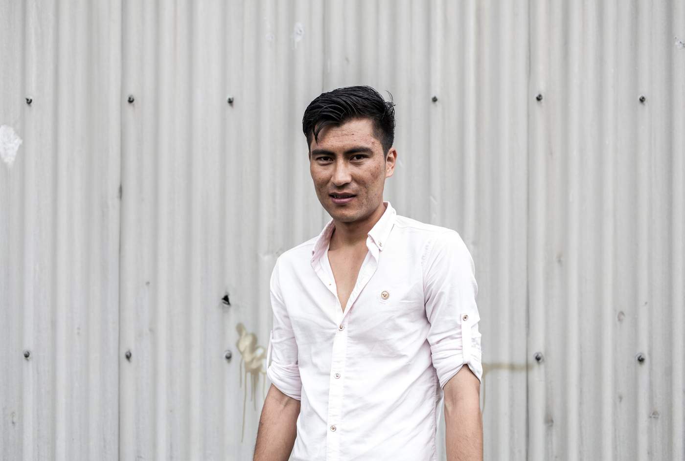 Latif, Afghan issu d&#39;une minorité ethnique, a commencé des cours intensifs de français il y a trois mois. Aujourd&#39;hui, il est quasiment bilingue. © MARJORIE GOFFART