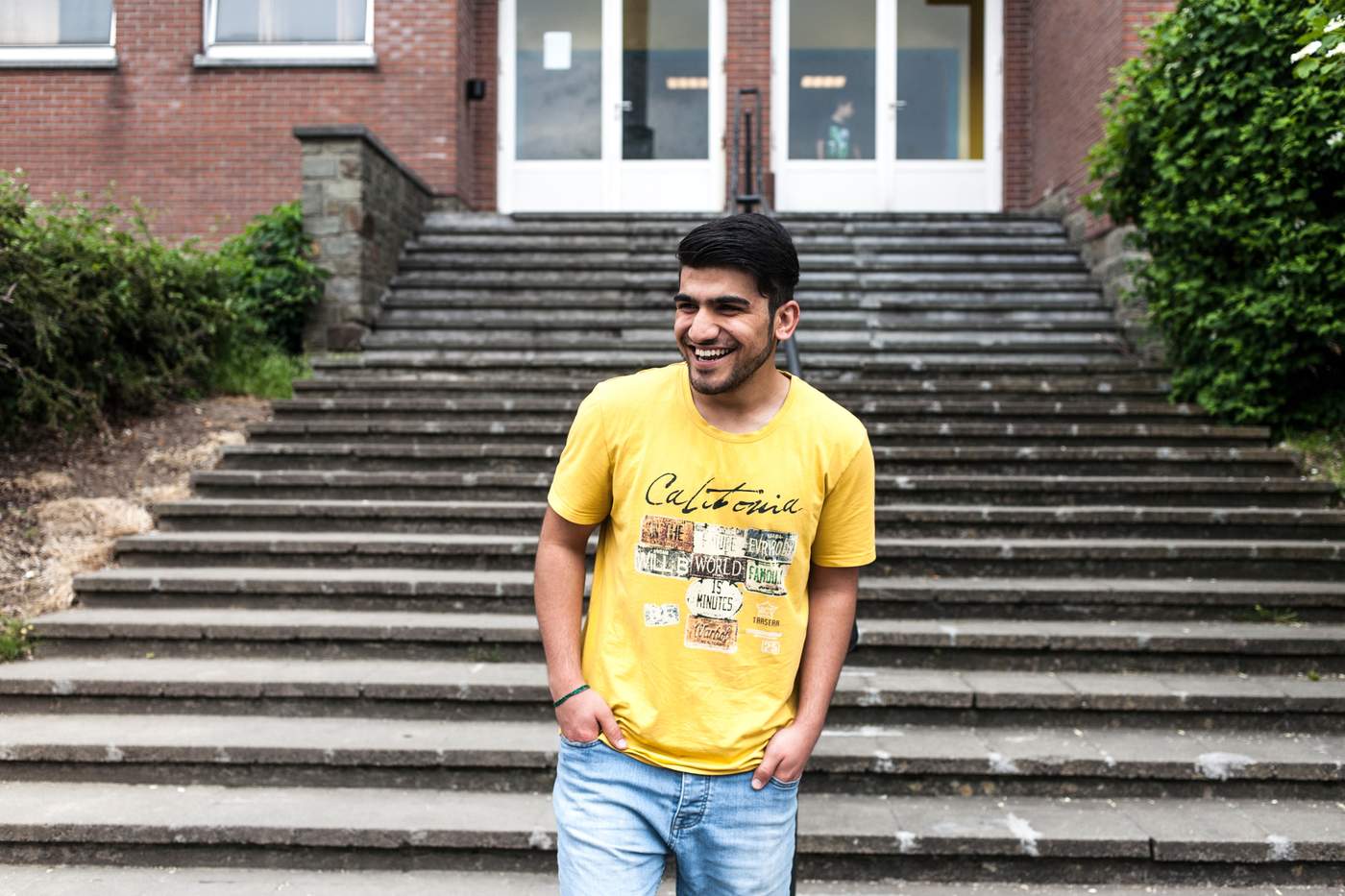 Noman a passé une interview au CGRA il y a quelques semaines. &quot;Tous les jours, je vais voir à l&#39;accueil si une réponse est arrivée pour moi dans la boîte aux lettres&quot;. © MARJORIE GOFFART